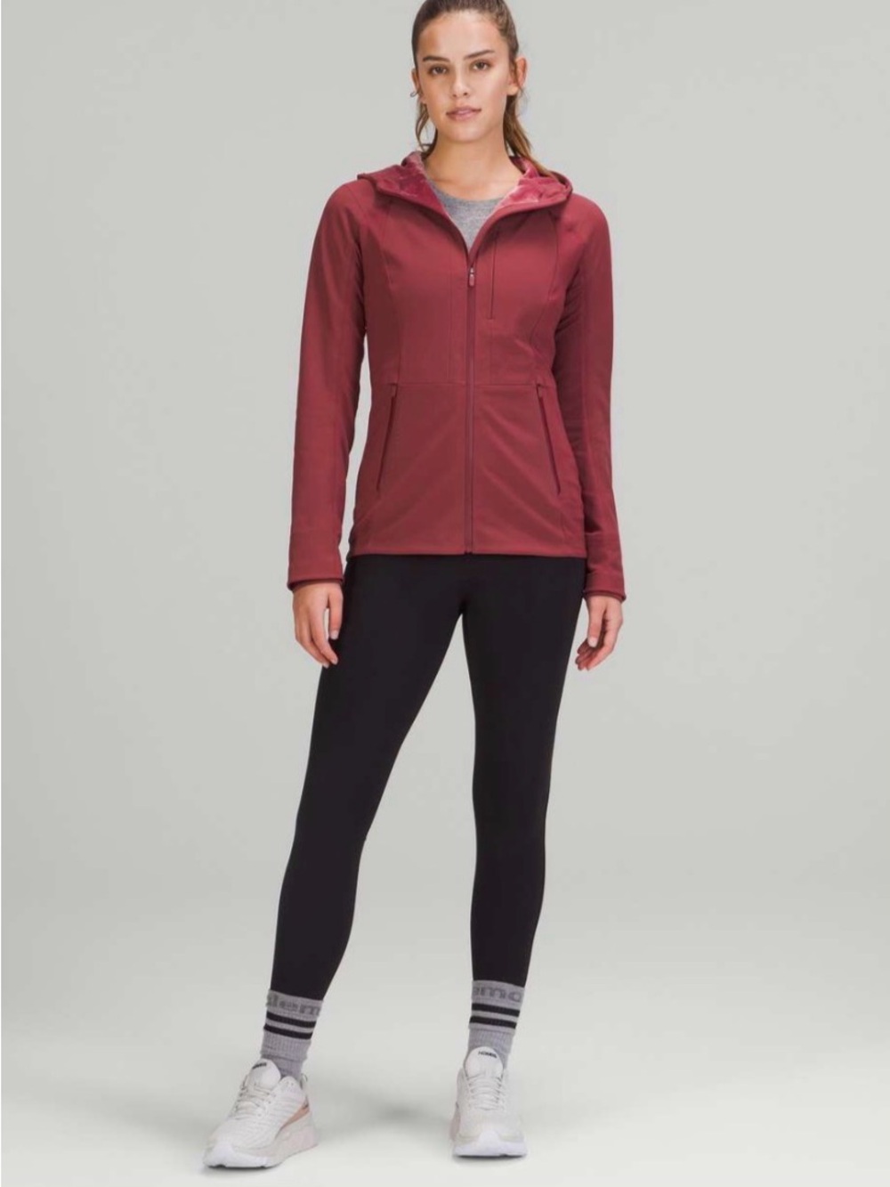 Lululemon Cross Chill Jacket *RepelShell Mulled Wine $198